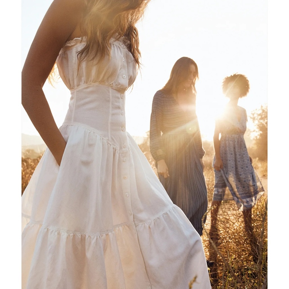 NWOT Christy Dawn Lola Dress in Ivory - Picture 4 of 13